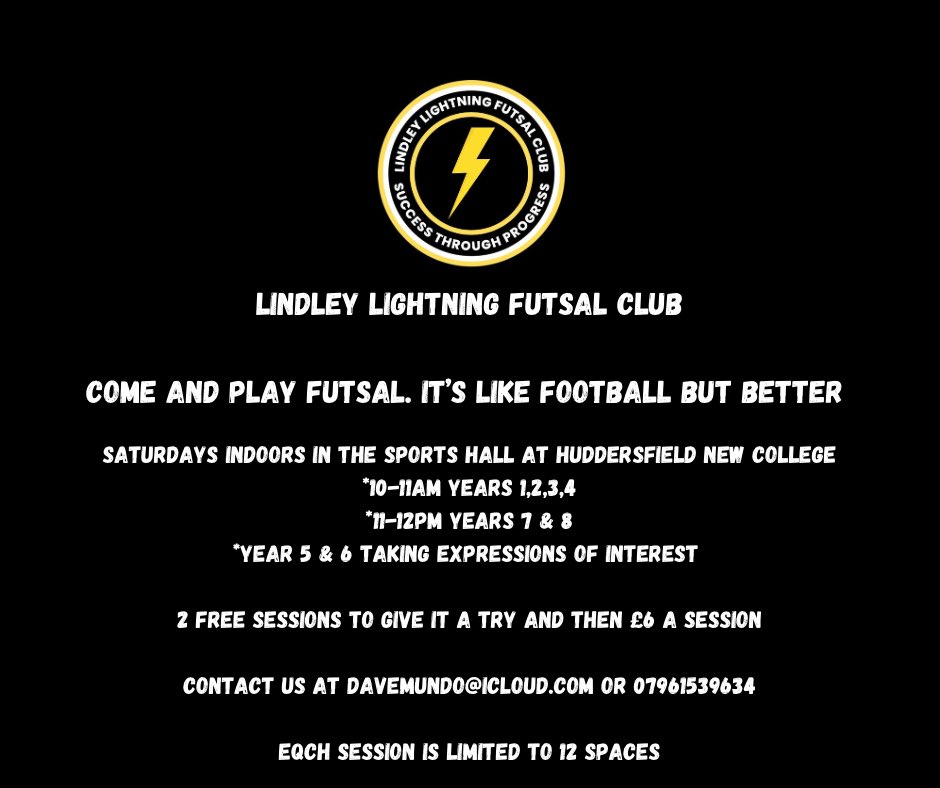 LLJFC's tweet image. Futsal sessions this week.

pitchero.com/clubs/lindleyl…