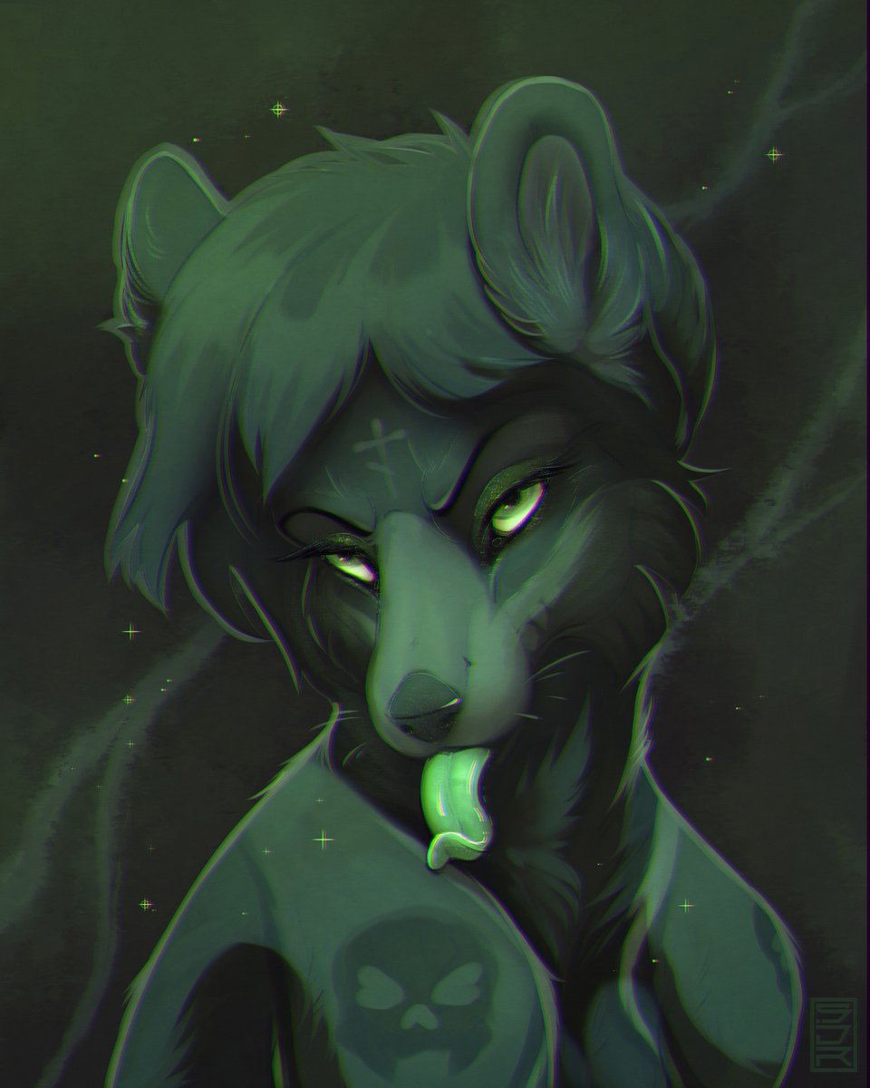 shotekadr's tweet photo. ✨Raylin✨ 
commission for @Tekkin25  😛

#Furry #Anthro #Green #Dog #Furrydog #art #digitalart #digitalwork #furryart https://t.co/pSlrb8R6bf