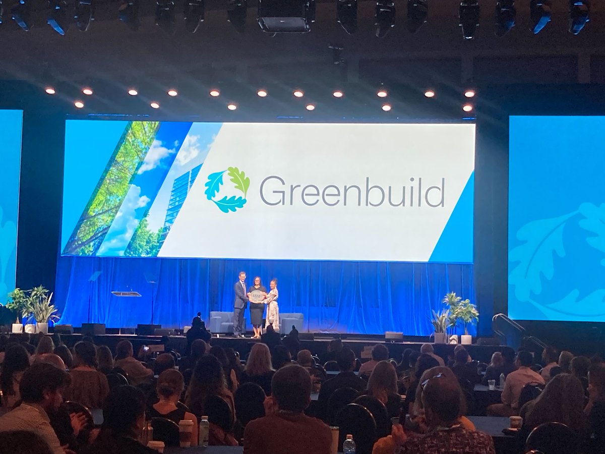SIG_Earth's tweet photo. #Greenbuild Day 2 is in full swing! From absorbing Kal Penn's wisdom 🎙️ to engaging with the knowledgeable Ryan Snow from @USGBC 🌟, our team is soaking in a wealth of insights. If you're around, come find us - we'd love to connect!

 #GreenInnovation #HealthyBuildings https://t.co/6aOLhrRCHb