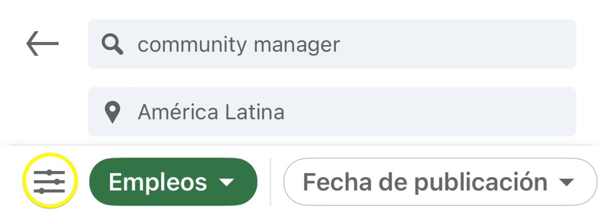 coderhouse's tweet photo. A la hora de buscar empleo en #LinkediIn es muy importante que apliques filtros para orientar específicamente tu búsqueda.
👉Clic en "Empleo".
👉Clic en menú hamburguesa de la izquierda
👉 Y listo. https://t.co/nbuomYYp4T