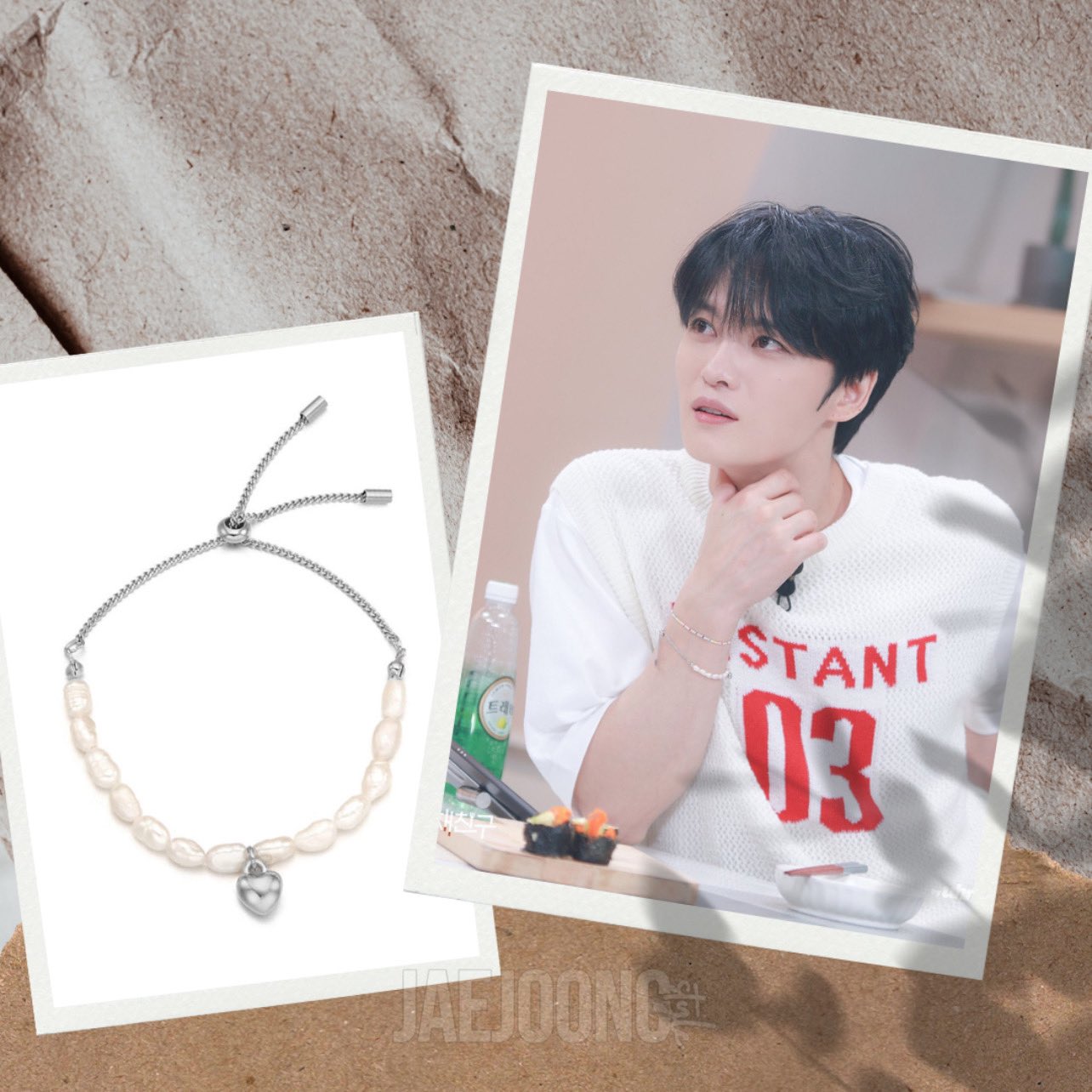 ★ENGBROX★ lollin heart pearl bracelet jaejoongstyle on X: