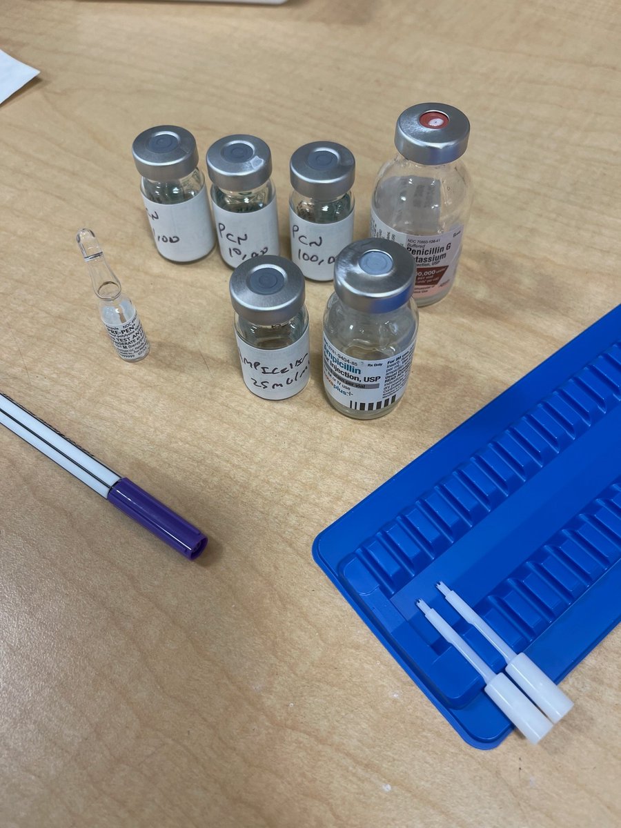 Getting ready for National Penicillin Allergy Day de-labeling a patient who is pending cardiothoracic surgery and has a history of penicillin allergy.  #NPAD <a href="/AAAAI_org/">AAAAI</a> <a href="/IDSAInfo/">IDSA</a> <a href="/SHEA_Epi/">SHEA</a>  1/5