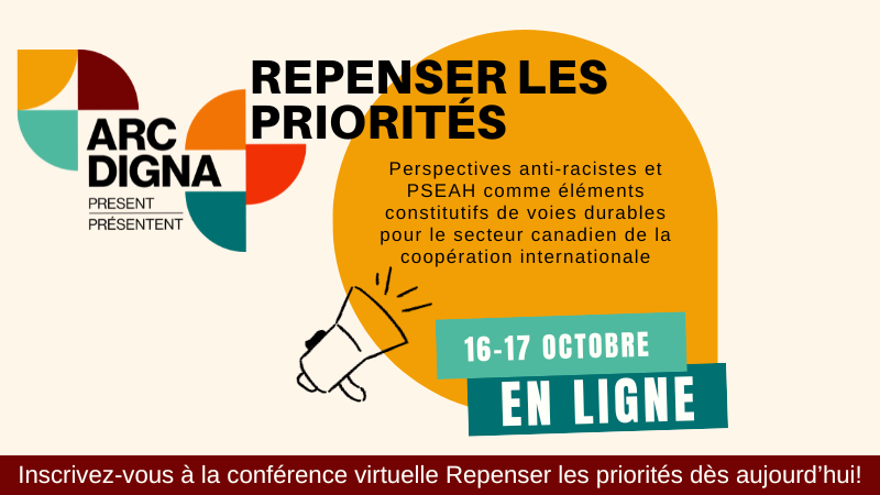 Rejoignez-nous les 16 et 17 octobre pour notre conférence avec <a href="/AntiRacism_Hub/">ARC Hub Canada | Centre ARC Canada</a>!

Nos programmes se réuniront pour créer un espace de soutien et d'engagement afin d'innover, de partager des connaissances et de construire notre avenir.

ENREGISTREZ-VOUS! ⬇️
form.jotform.com/232544067009251