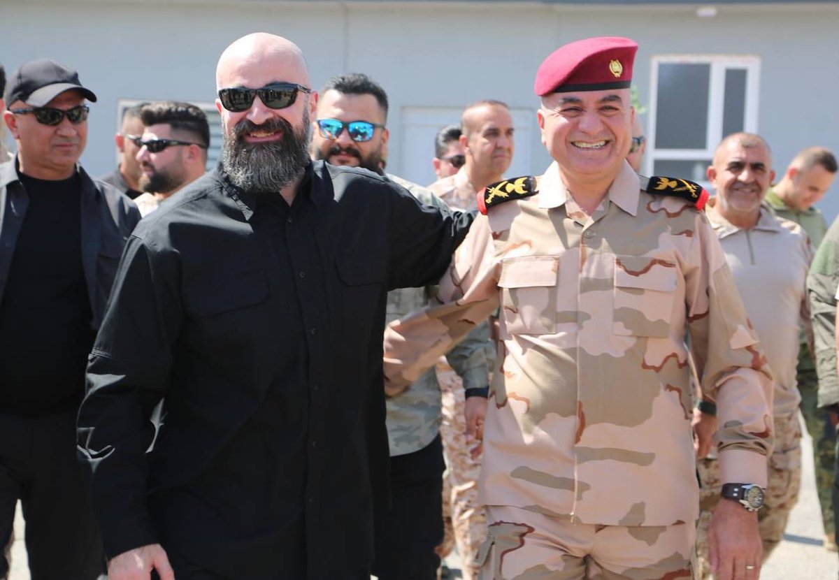 AreaCommad2's tweet photo. Staff MG Omar Salih, Forces 70 CoS, sends congratulatory message to @Bafeltalabani on being reelected as #PUK Pres & to party's cadres & Kurdistan ppl on success of 1st day of #5thCongress, stating it will bring more colossal & effective changes thro @Bafeltalabani 's endeavors. https://t.co/RjX4myV95e