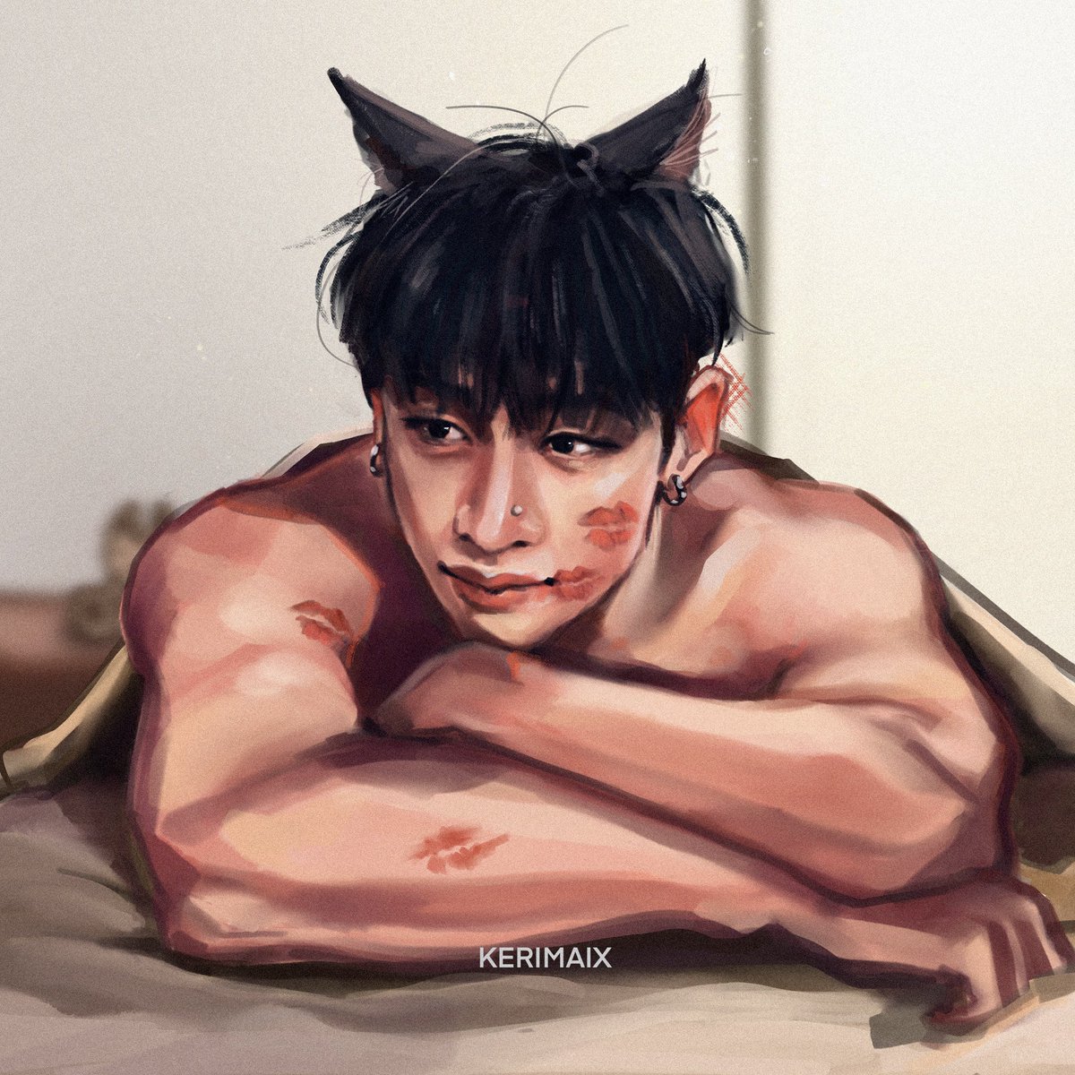 Kerimaix's tweet photo. I’m sorry for this ☠️💋 @Stray_Kids #straykids  #bangchan #changbin #skzoo #seungmin #felix #jeongin #hyunjin #hanjisung #leeknow #lovestay #animation #straykidsfanart #skzfanart #youmakestraykidsstay #스트레이키즈 #банчан https://t.co/odEG3IKMEu