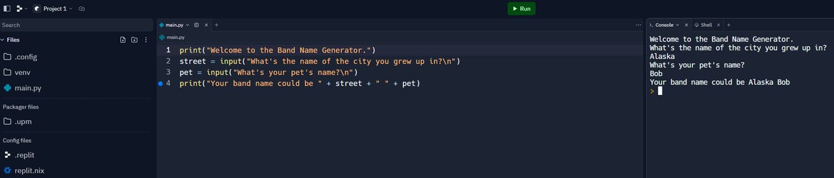 caiocvbarros's tweet image. Day 1 of 100... Let&apos;s gooooo!

#100DaysOfCode #PythonAdventures #Python #udemy