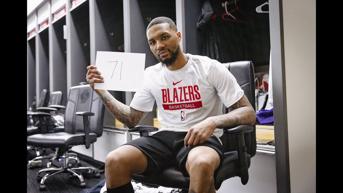 BLAZERS GOAT FOREVER ♾️❤️

Thank you for EVERYTHING Dame. 

Portland truly cannot thank you enough. 

Time to show the rest of league what you’re really made of 😈