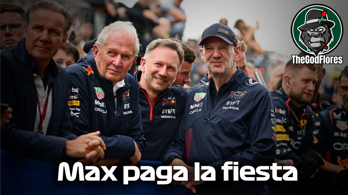 PedroFerminF1's tweet photo. 🤣Helmut Marko advierte que Red Bull puede pasar el budget cap este año por gastos de última hora.
Newey se sincera en el podcast oficial de la #F1 hablando de #Ferrari y #Alonso entre otras cosas.
#RedBulll está de moda.
Arrancamos directo 21,00 https://t.co/wXNGkwQesa https://t.co/2MDOiKmmYH