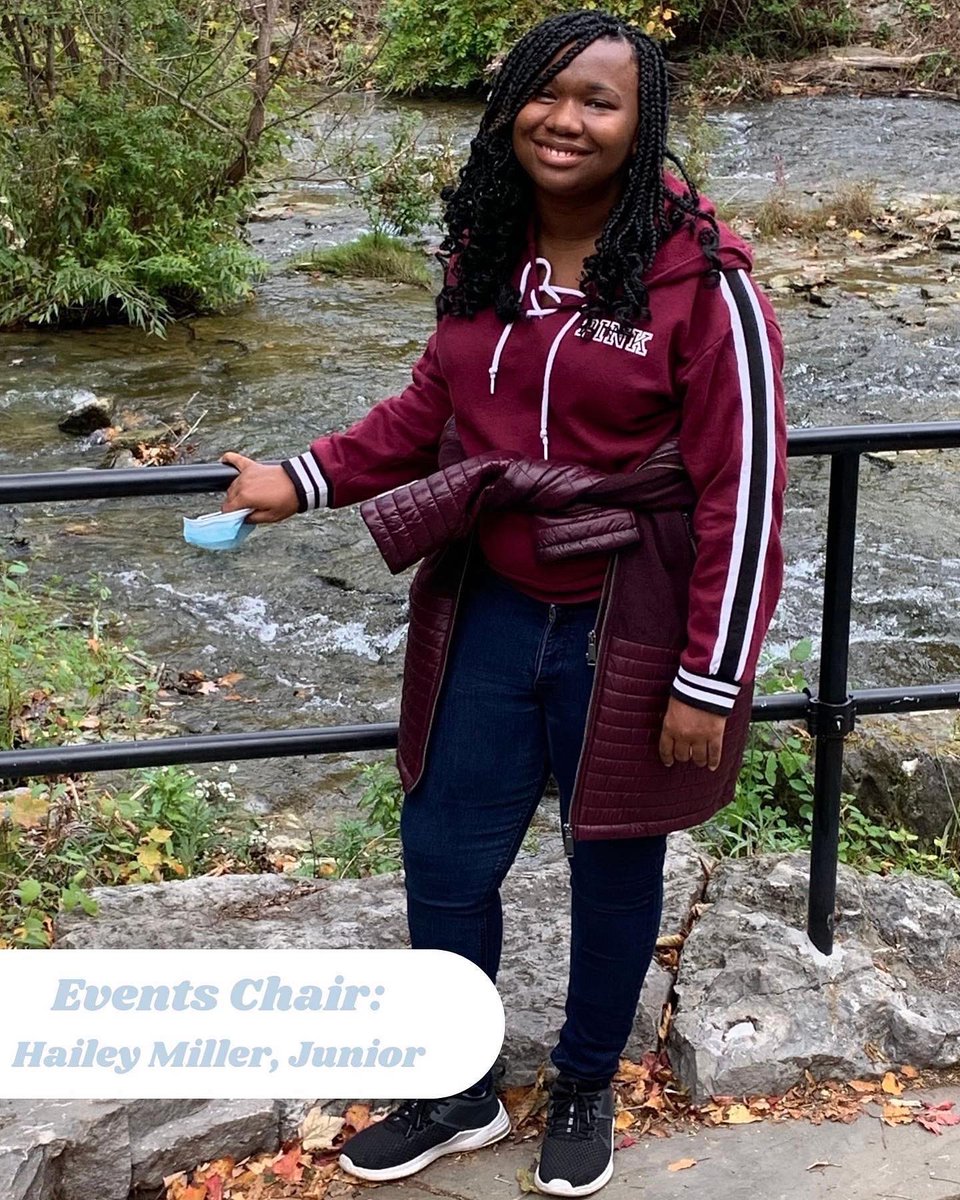 Introducing our 2023-24 Executive Board Members! In Part 1, we have our President, Aya Cathey, our Vice President, Josh Brogden, and our Events Chair, Hailey Miller! We are so excited to serve this year! 💛