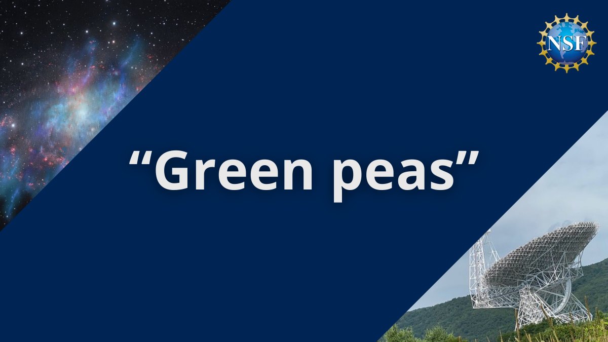 Nope – not the vegetable! 

These are a new and important class of galaxies – small, relatively short-lived – that are still forming stars with rare, raw intensity. They were identified a decade ago by #citizenscientists poring through @GreenBankObserv data.

#ScienceWord