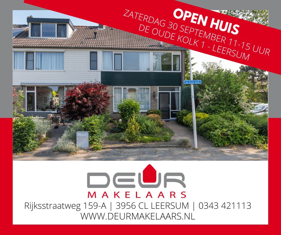 DeurMakelaars's tweet photo. OPEN HUIS
Zaterdag 30 september van 11-15 uur
📍De Oude Kolk 1 - Leersum 

https://t.co/HuR6e0a1gX https://t.co/ZbzhnDvioD