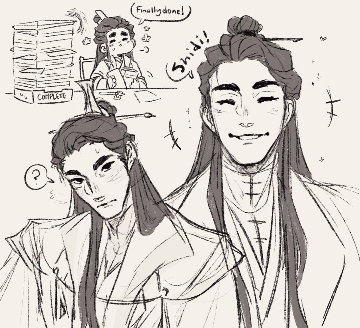 Wipwed is upon us, and Oopsies! my hand slipped which means it’s now Qi-ge time >:3
#svsss #yqy