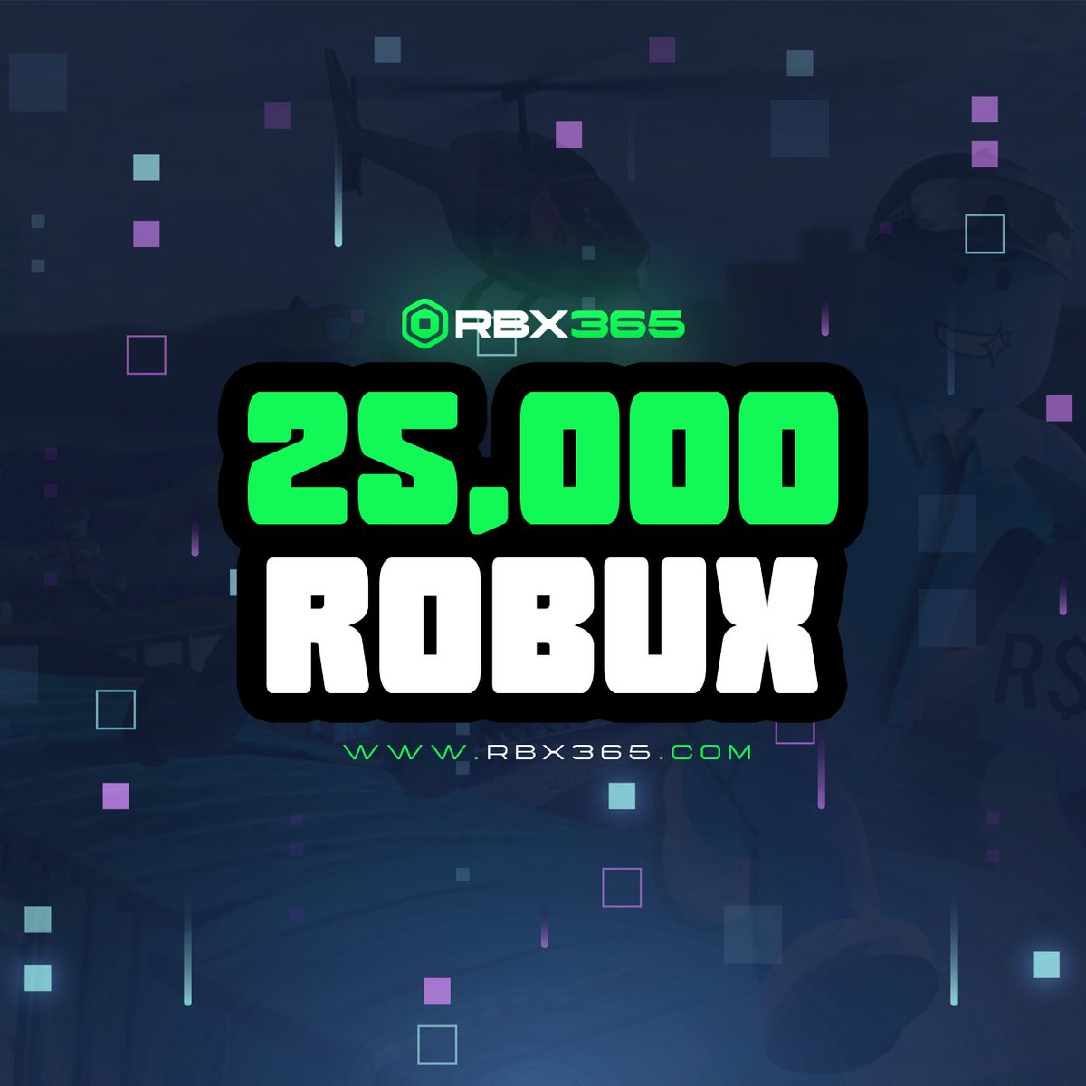 25,000 Robux - Roblox