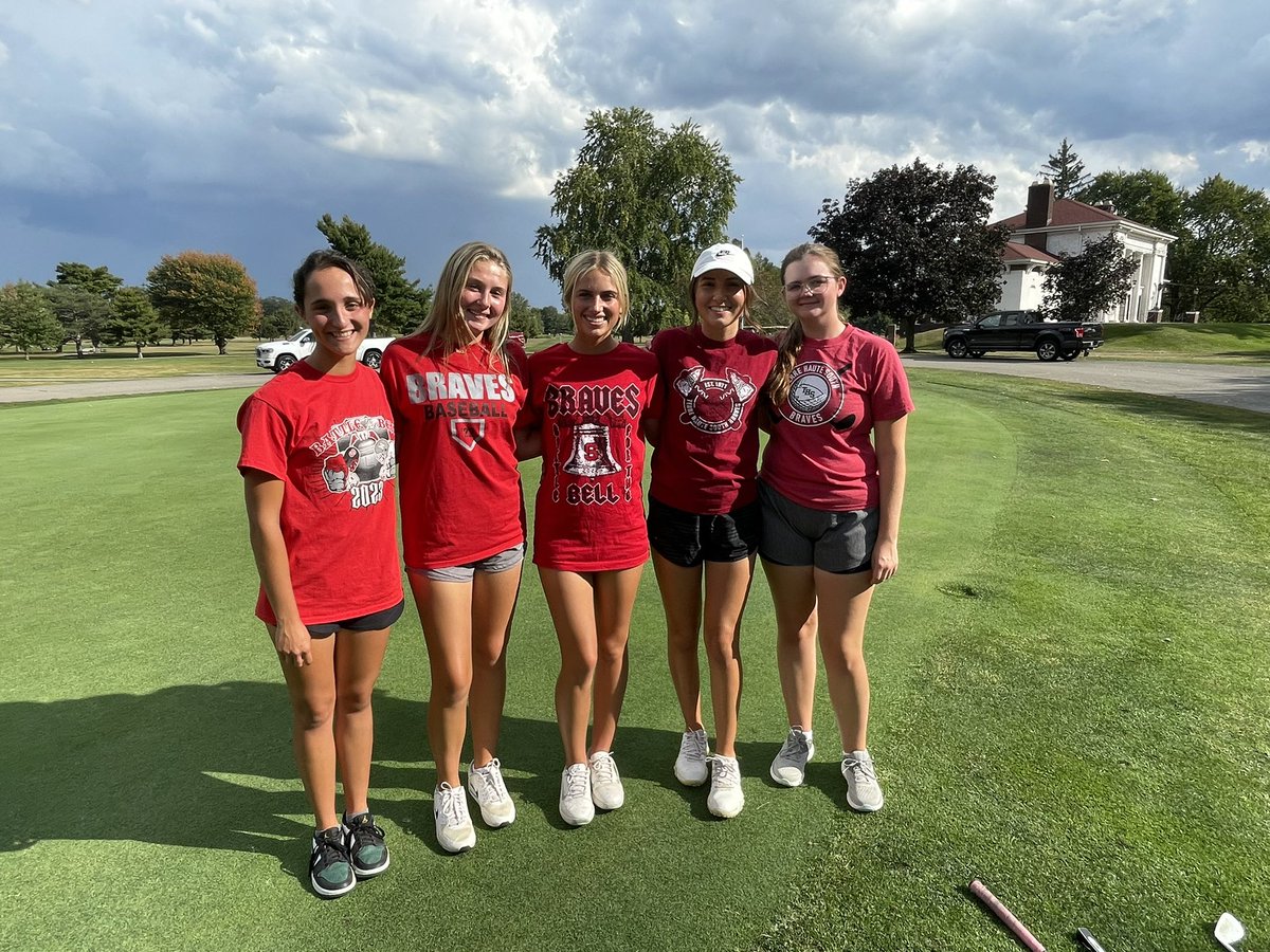 RickSemmler's tweet photo. For the first time in 35 years the Terre Haute South girls golf team will be competing in the State Finals this week. You’ll hear from the Lady Braves tonight on Sports 10. https://t.co/KgshGXamma