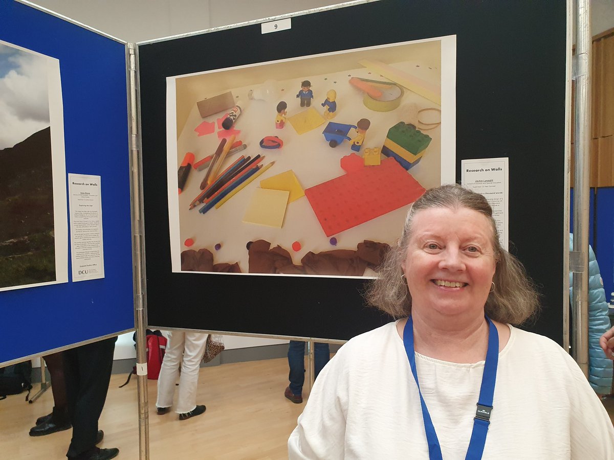 Lysaght_Jackie's tweet photo. Delighted to present my entry today "a picture paints a thousand words" describing the use of the arts-based research design charrette tool in my professional learning study at #dcuresearchonwalls event @DCU_IoE @DCU_IoE_PGSR https://t.co/aXkKonDjVo