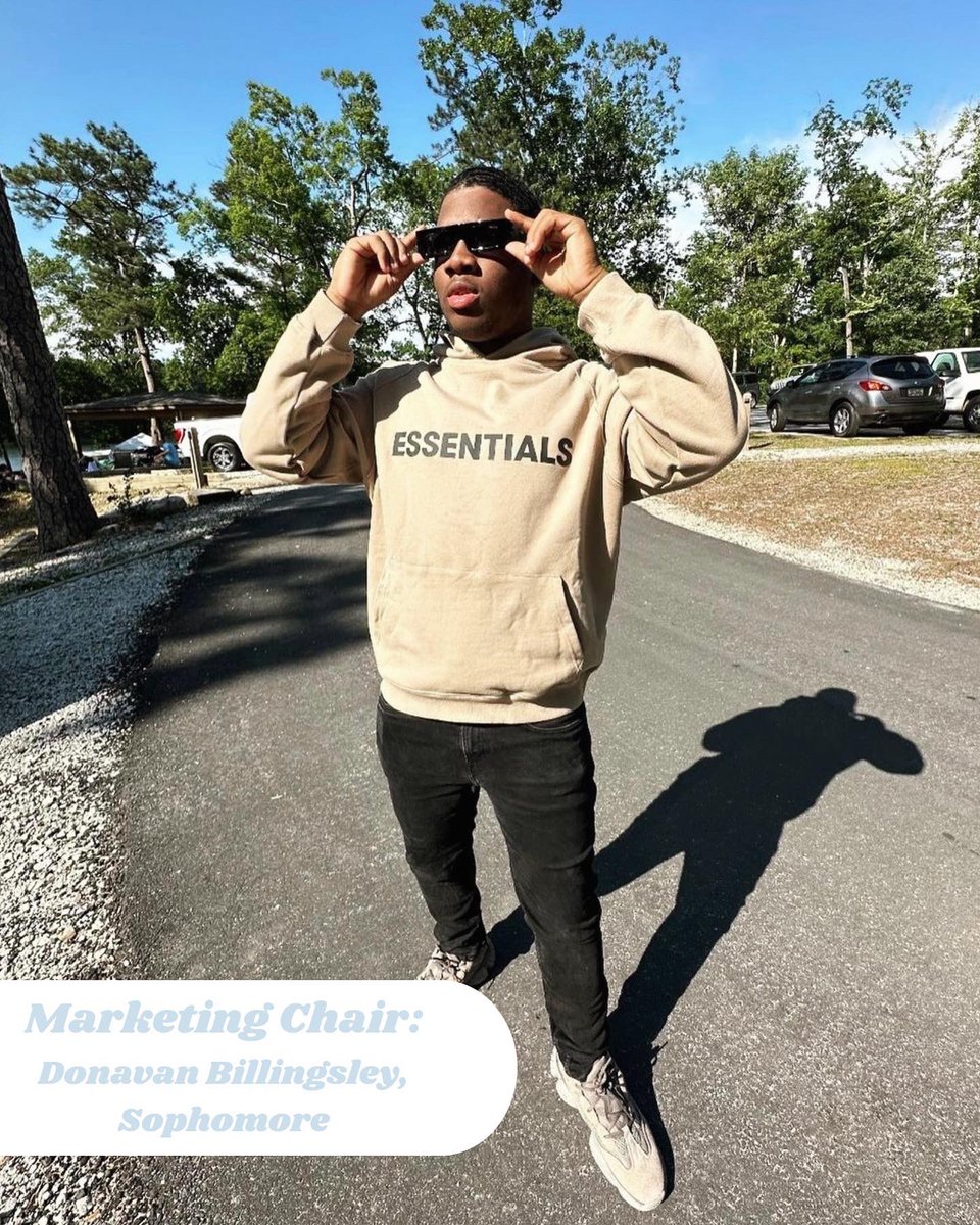 In Part 2 of our Executive Board Introductions, we have our Social Media Chair, Shayla Lofton, and our Marketing Chair, Donavan Billingsley!