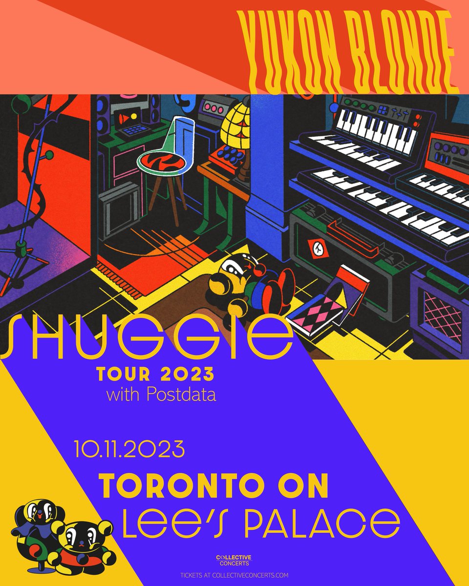 @thisispostdata (Paul Murphy of @wintersleep ) is joining @yukonblonde at @LeesPalaceTO on October 11! The band's new album Shuggie comes out right after the show, on October 12. Hear the new tracks before everyone else by getting tickets now at link.dice.fm/Dc71588ecab3