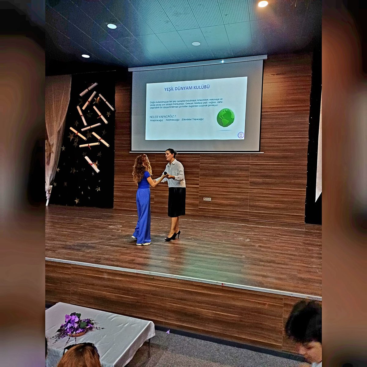 uobatikent's tweet photo. Ilkokul birimi ögretmenlerimiz 2023-2024 Eğitim Öğretim yılı boyunca devam edecek olan kulüplerin tanıtım sunumunu gerceklestirdiler 💫♟️🎼🎭🎨⚽🤸🏻‍♀️
#ugurluolmak https://t.co/3K6Tr70aOh