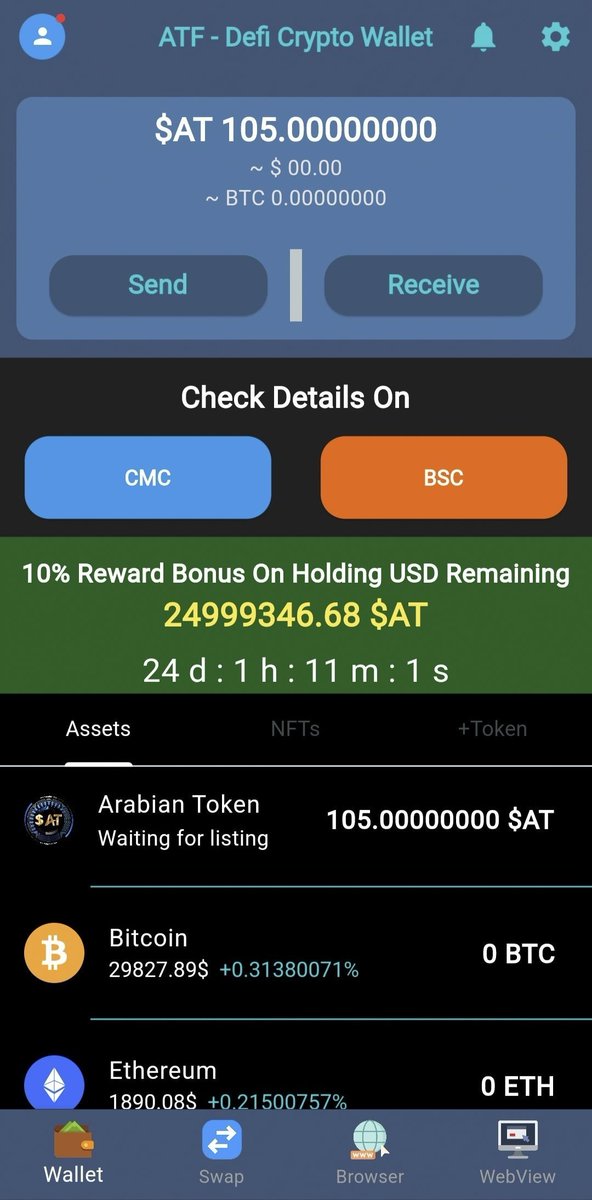 BigDott_Sidra's tweet photo. ATF Wallet Airdrop 💰💰💰

✅ Download From Play Store
✅ Create Wallet &amp; Copy Keys
✅ Must Enter Invite Code

✔️ You ll Receive 105 AT Tokens 
✔️ Listing Soon

App Link 👇👇

https://t.co/F9O6MV86BI

✅ Invite Code: 69877

Like ❤️  |  Repost  🔄  |  Comment 🖍️ https://t.co/dxJTkkxHsm