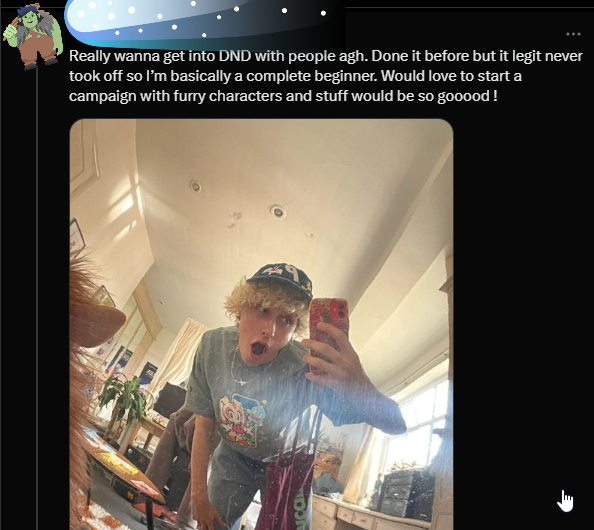 Us: 
#GatekeepingIsGood.  You can often tell who to vet looking at as little as one post.

SparkleTrolls: 
"HoW dArE yOu ImPLy tHaT yOu CaN tELL wHo ShOuLd bE GatEKept fRoM JusT OnE PosT!!!!!"

The post: