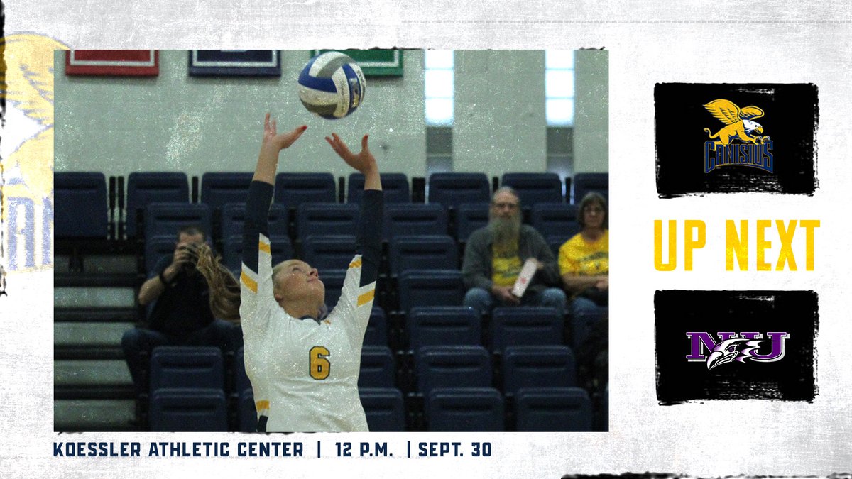 GoGriffs's tweet photo. A busy home Saturday on deck as @CanisiusWSOC celebrates Senior Day and @GriffVolleyball faces Niagara in the Battle of the Bridge! Come out and support your #Griffs!

#MAACSoccer | #MAACVB https://t.co/YZLLdIyU5C