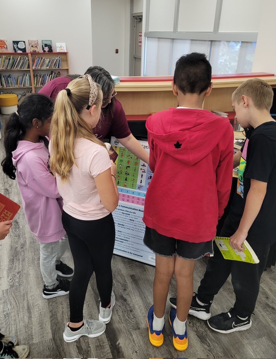 Good on you <a href="/GEDSB/">Grand Erie District School Board</a> ! I love seeing the communication boards in our buildings! Langton Public School students were curious about them, and their teacher (Mrs. Richardson) took the time to lead a meaningful discussion around how and why they may be used!