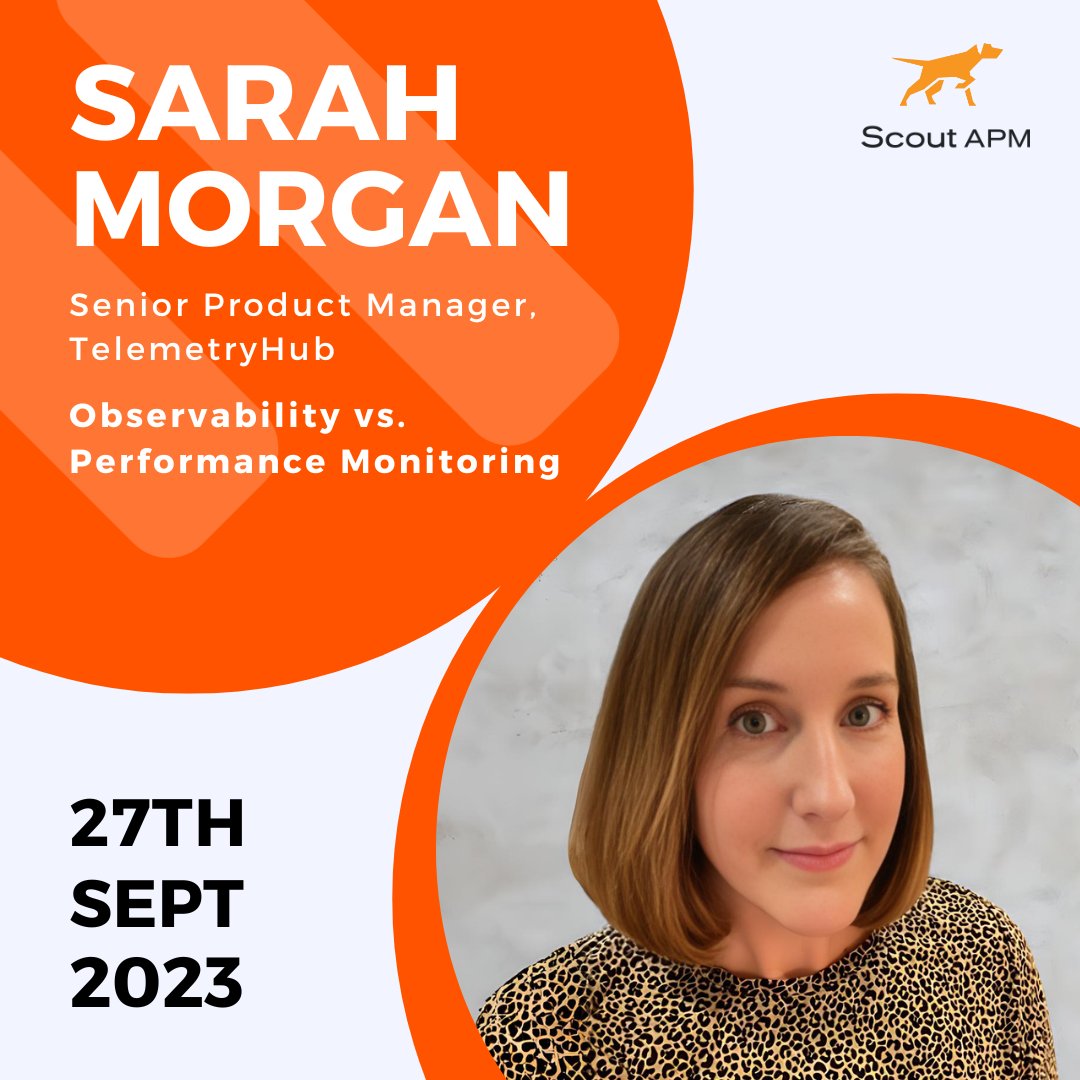 Scout Application Monitoring (@scoutapm) on Twitter photo We're excited to announce our presence at <a href="/DevOpsDaysBUF/">DevOpsDays Buffalo</a>! Join us as Sarah Morgan <a href="/xoxosmo/">Sarah Morgan</a> , our esteemed Product Manager, chats about: "Observability vs. Performance Monitoring."
Learn more: devopsdays.org/events/2023-bu… We're excited to announce our presence at <a href="/DevOpsDaysBUF/">DevOpsDays Buffalo</a>! Join us as Sarah Morgan <a href="/xoxosmo/">Sarah Morgan</a> , our esteemed Product Manager, chats about: "Observability vs. Performance Monitoring."
Learn more: devopsdays.org/events/2023-bu…