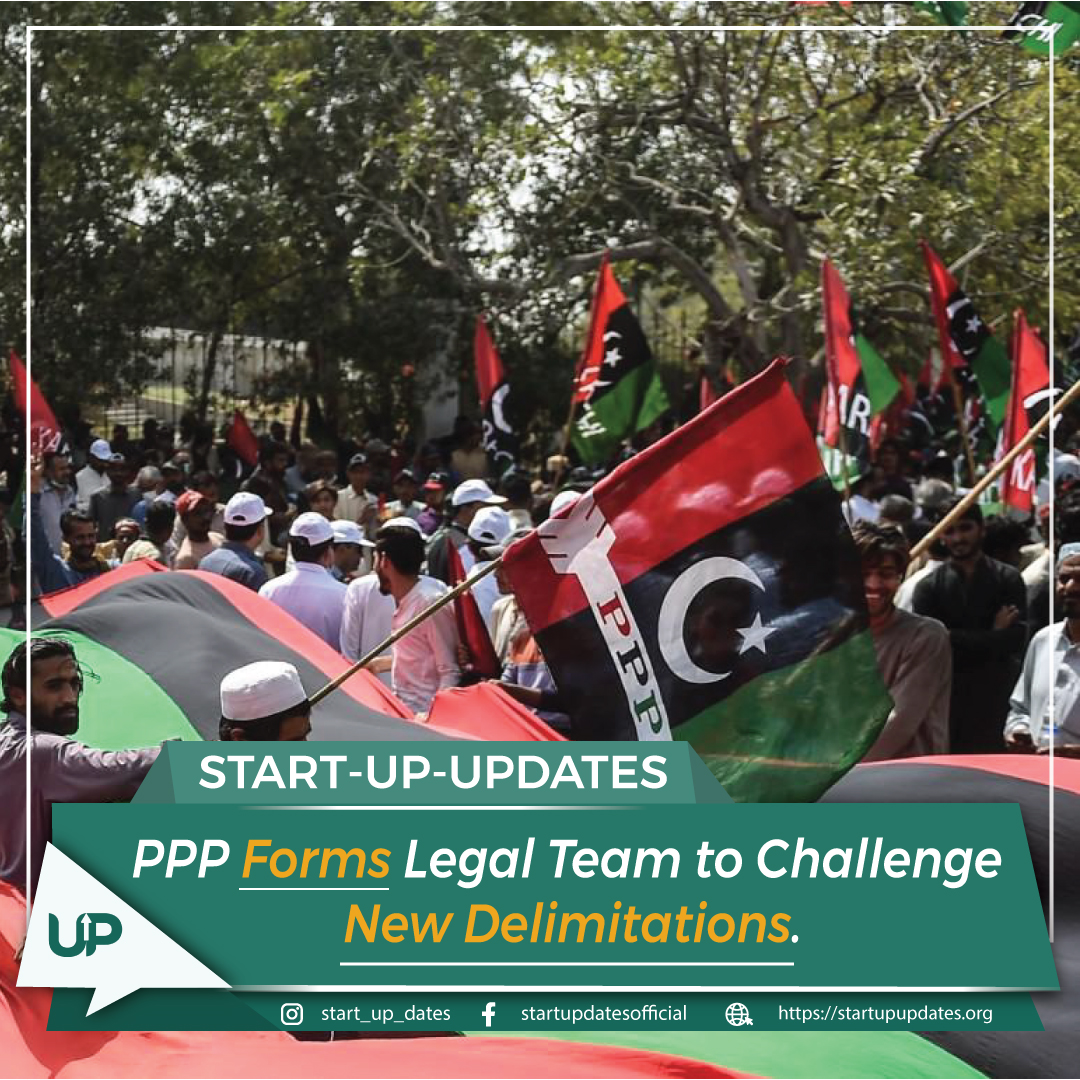 Start_Up_Dates's tweet photo. Pakistan Peoples Party (PPP) formed a legal team to challenge the new delimitations.
.
.
.
#startup #startupupdates #trending #latest #news #breakingnews #PPP #Challenge #politics #ImranRiazKhan #AttockJail #PakistanArmy #ChairmanPTI #ISPR https://t.co/f4rB4mOad0