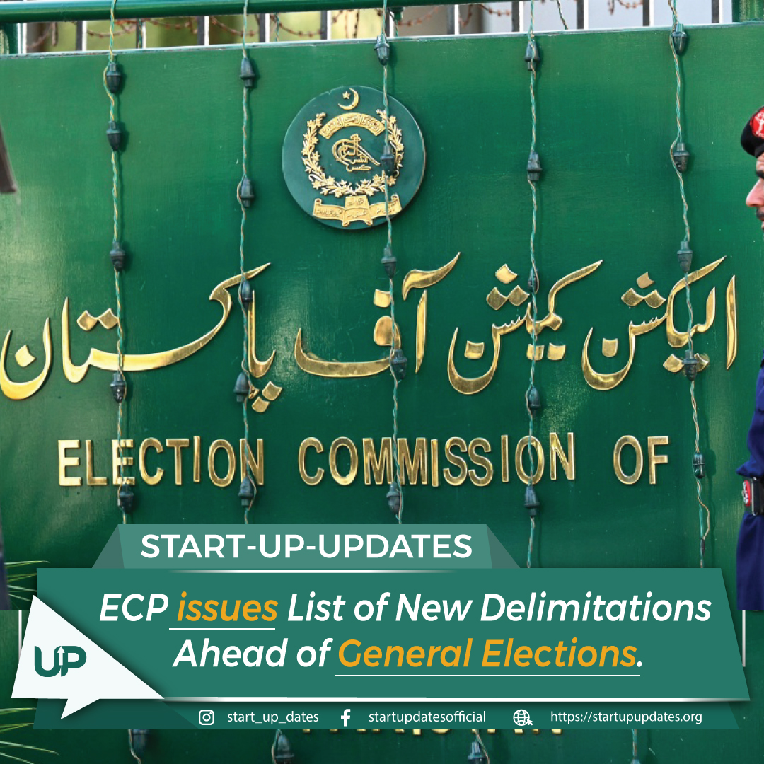Start_Up_Dates's tweet photo. The Election Commission of Pakistan (ECP) has issued preliminary list of new delimitations ahead of general polls.

.
.
.
#startup #startupupdates #trending #latest #news #breakingnews #ECP #eleection #politics #ImranRiazKhan #AttockJail #PakistanArmy #ChairmanPTI #ISPR https://t.co/H9GaiYlcVI