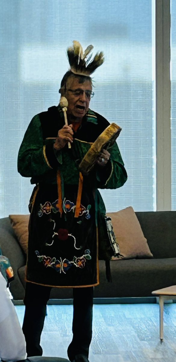 Honoured to listen and learn from Elder Garry Sault at #TakedaCanada about the importance of #NationalDayofTruthandReconciliation  <a href="/ArgylePR/">Argyle</a>