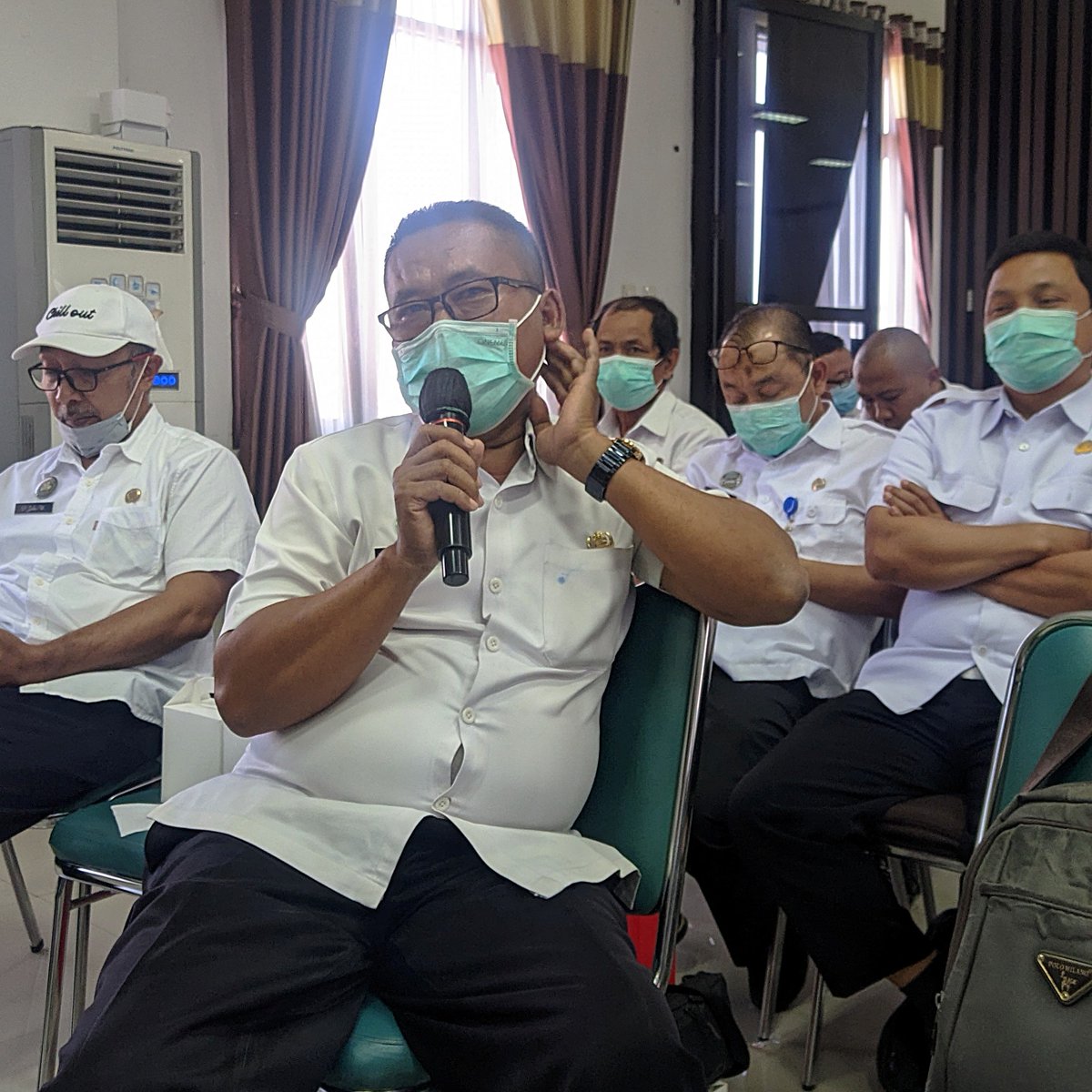dinkespati's tweet photo. Rabu (27/) Dinkes Pati mengadakan Rapat Pimpinan yang diikuti oleh para pimpinan Dinkes Pati, 29 Kepala Puskesmas, Kepala Labkesda, Direktur RSUD RAA Soewondo dan Direktur RSUD Kayen

#rapim
#dinkespati https://t.co/dyRtUJfXxb