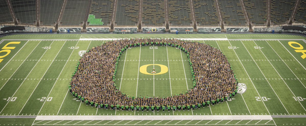 My <a href="/uoregon/">University of Oregon</a> freshman is in there somewhere. Class of 2027🦆 #callmeaduck