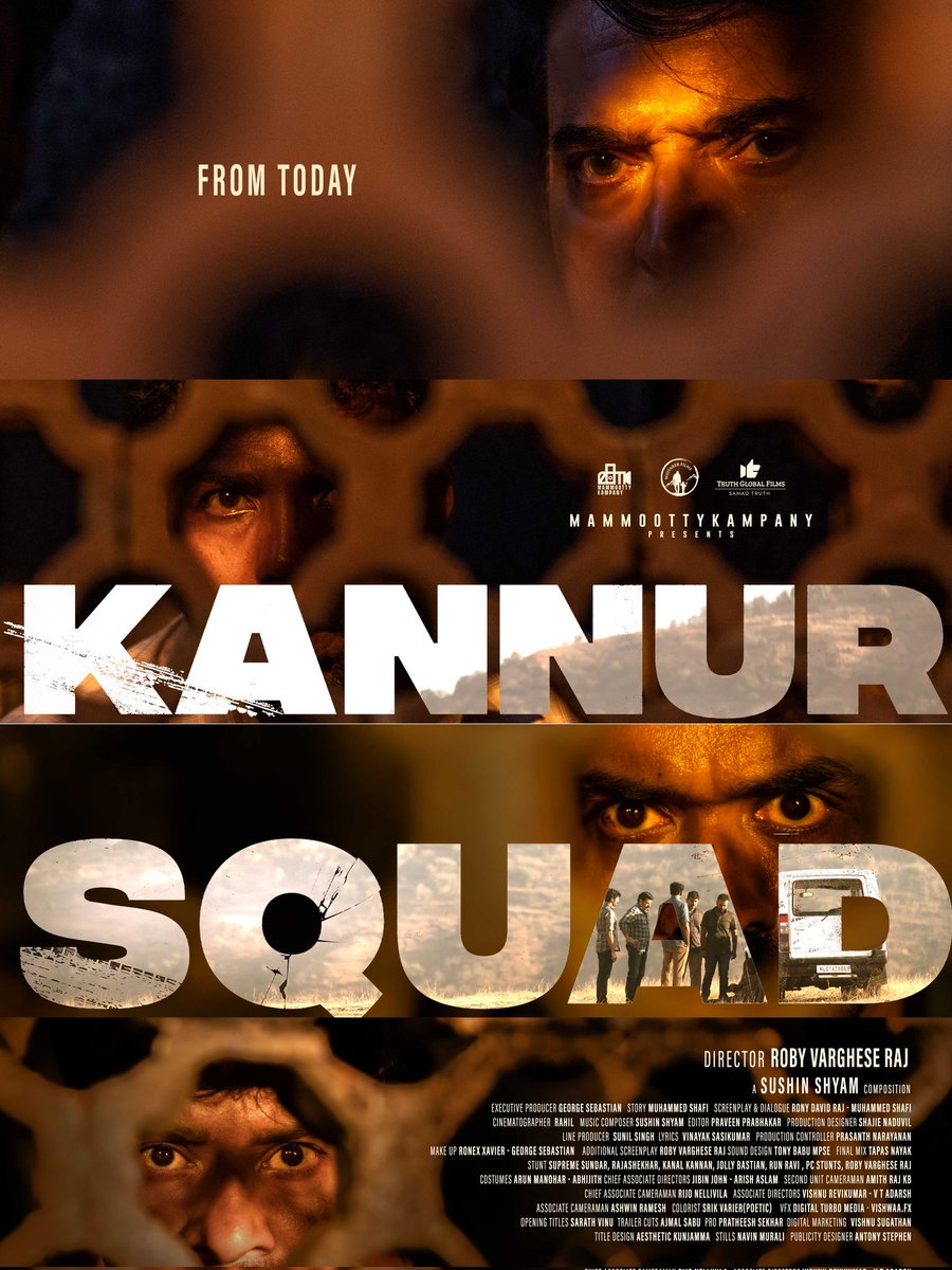 mammukka's tweet photo. #KannurSquad In Cinemas from Today https://t.co/ZBZTh1BKQm