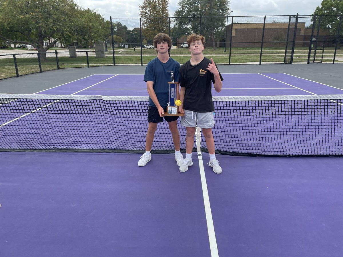 ShaferPhD's tweet photo. Winning Pickleball champions from today. https://t.co/N2ajQmZb7o