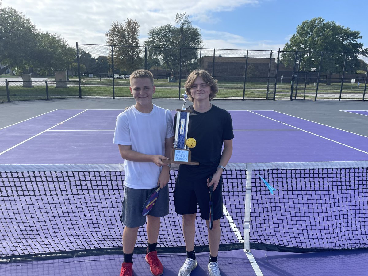 Winning Pickleball champions from today.