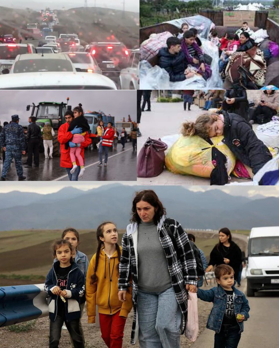 The number of forcibly displaced people from #Artsakh/#NagornoKarabakh, whose sole aspiration was to live &amp; create in peace &amp; dignity in their ancestral land, has passed 53.000 #EthnicCleansing