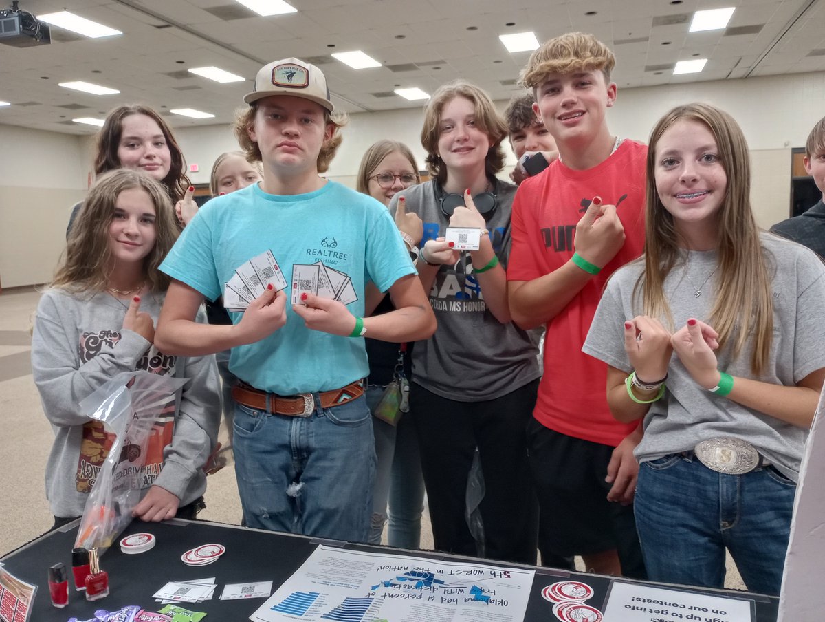 Oklahoma Challenge (@ok_challenge) on Twitter photo Students from Stephens & Jefferson counties participating in the #RedThumbCampaign & repping our #SafeDrivingApContest at our Traffic Safety Day event in Duncan. <a href="/SimmonsCenter/">Simmons Center</a> <a href="/AAAnews/">AAA</a> <a href="/StateFarm/">State Farm</a> <a href="/OkHighwaySafety/">Oklahoma Highway Safety Office</a> @oklahomachallenge Students from Stephens & Jefferson counties participating in the #RedThumbCampaign & repping our #SafeDrivingApContest at our Traffic Safety Day event in Duncan. <a href="/SimmonsCenter/">Simmons Center</a> <a href="/AAAnews/">AAA</a> <a href="/StateFarm/">State Farm</a> <a href="/OkHighwaySafety/">Oklahoma Highway Safety Office</a> @oklahomachallenge