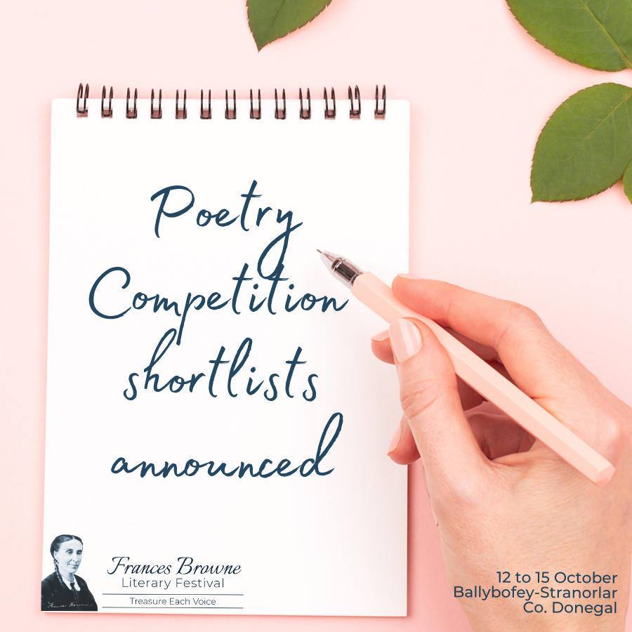 FBrowneLitFest's tweet photo. We're delighted to announce the shortlist for the 2023 Frances Browne Multilingual #Poetry Competition.

Our judges would like to thank everyone who made a submission. The poems that made the final list had to fight hard for their spot! 

Check the list 👉https://t.co/QjCSksEuWP https://t.co/wP7qjFyJRS