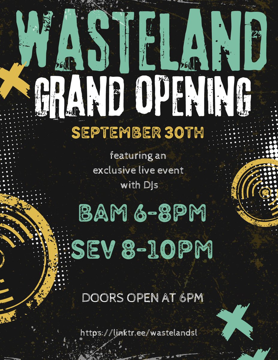𝐂𝐋𝐎𝐒𝐈𝐍𝐆 𝐎𝐔𝐓 𝐒𝐄𝐏𝐓𝐄𝐌𝐄𝐁𝐄𝐑 𝐇𝐄𝐀𝐕𝐘
Hallooo...Find me here for this last weekend of September!

-> Friday 8 pm SLT at VEX | Gross's Bday Party~ maps.secondlife.com/seco.../Little…
-> Saturday 8 pm SLT at Wasteland SL Grand Opening ~
maps.secondlife.com/seco.../Mount%…

See yall in chat