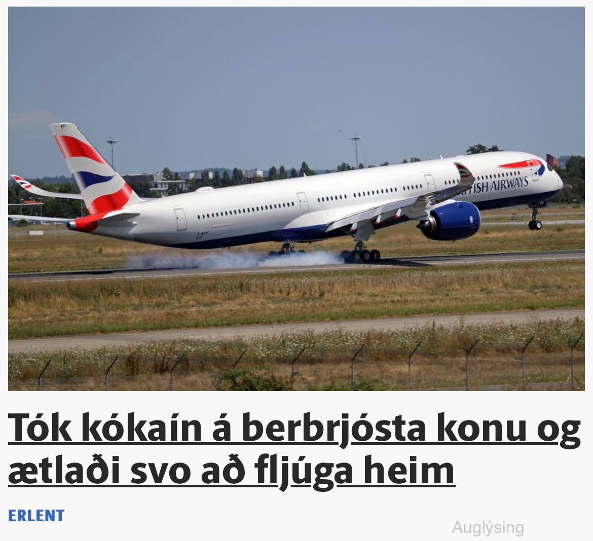 Geri ráð fyrir því að fréttin segi að hann fengið risa fæv og verið kallaður snilli