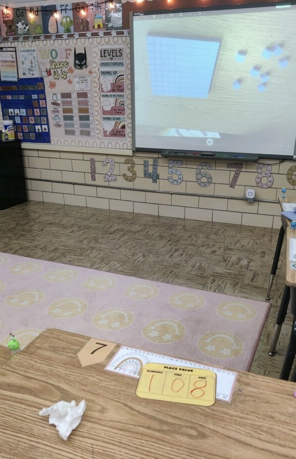 OhioValleyESC's tweet photo. Shannon Leasure from the OVESC got to visit, Lowell and Salem-Liberty elementary today - Salem-Liberty teacher Ms. Weisend's 2nd grade class was engaged in a great lesson on place value today! #SERVE https://t.co/EFvcQHQ3BK