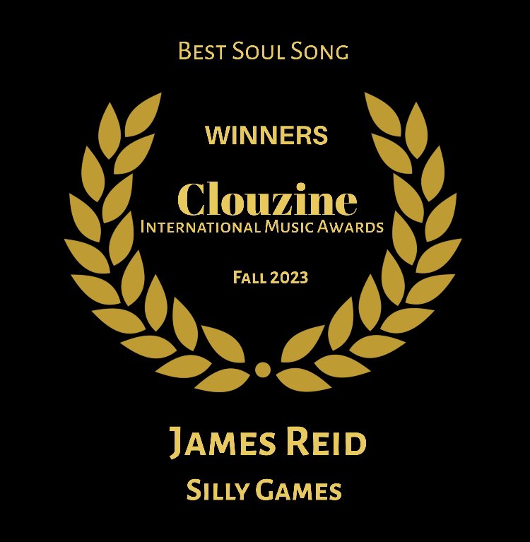 Thank you to the international music awards I’m really happy to win this award amazing to see my latest track silly games getting recognition in the first month of release thanks to the judges for your support and for appreciating what I do 🙏❤️🎵🎶🎤🥂🎉 #BestSoulSong #JamesReid