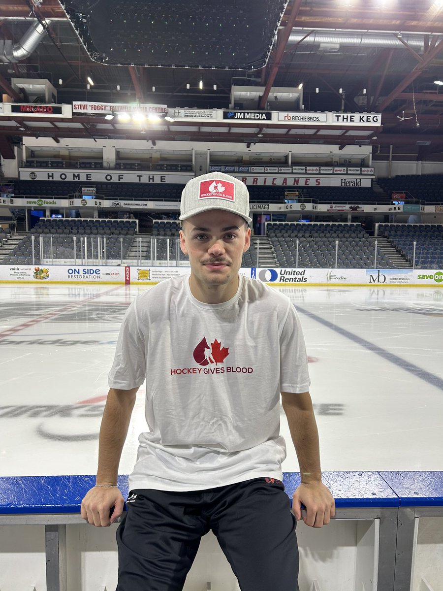 We are excited to announce Logan Wormald of the <a href="/WHLHurricanes/">Lethbridge Hurricanes</a> as a Player Ambassador. Logan will help promote the need for plasma and the many other lifesaving initiatives of <a href="/CanadasLifeline/">Canadian Blood Services</a> .

The need for plasma is more than four times what is currently donated in Canada.