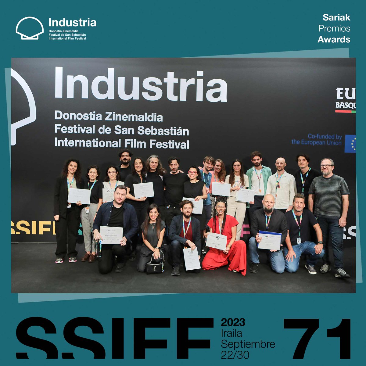 #71SSIFF 🏆 Premios de la #Industria 2023 Industria Sariak • #Industry Awards    

🎞️ Categorías / Kategoriak / Categories: 

#WIPLatam &amp; #WIPEuropa, #IkusmiraBerriak, XII. #ForodeCoproducción Europa-América Latina, Foro Lau Haizetara <a href="/san_forum/">San Sebastian LAU HAIZETARA Documentary Forum</a> 
 
🏆 Palmarés completo /