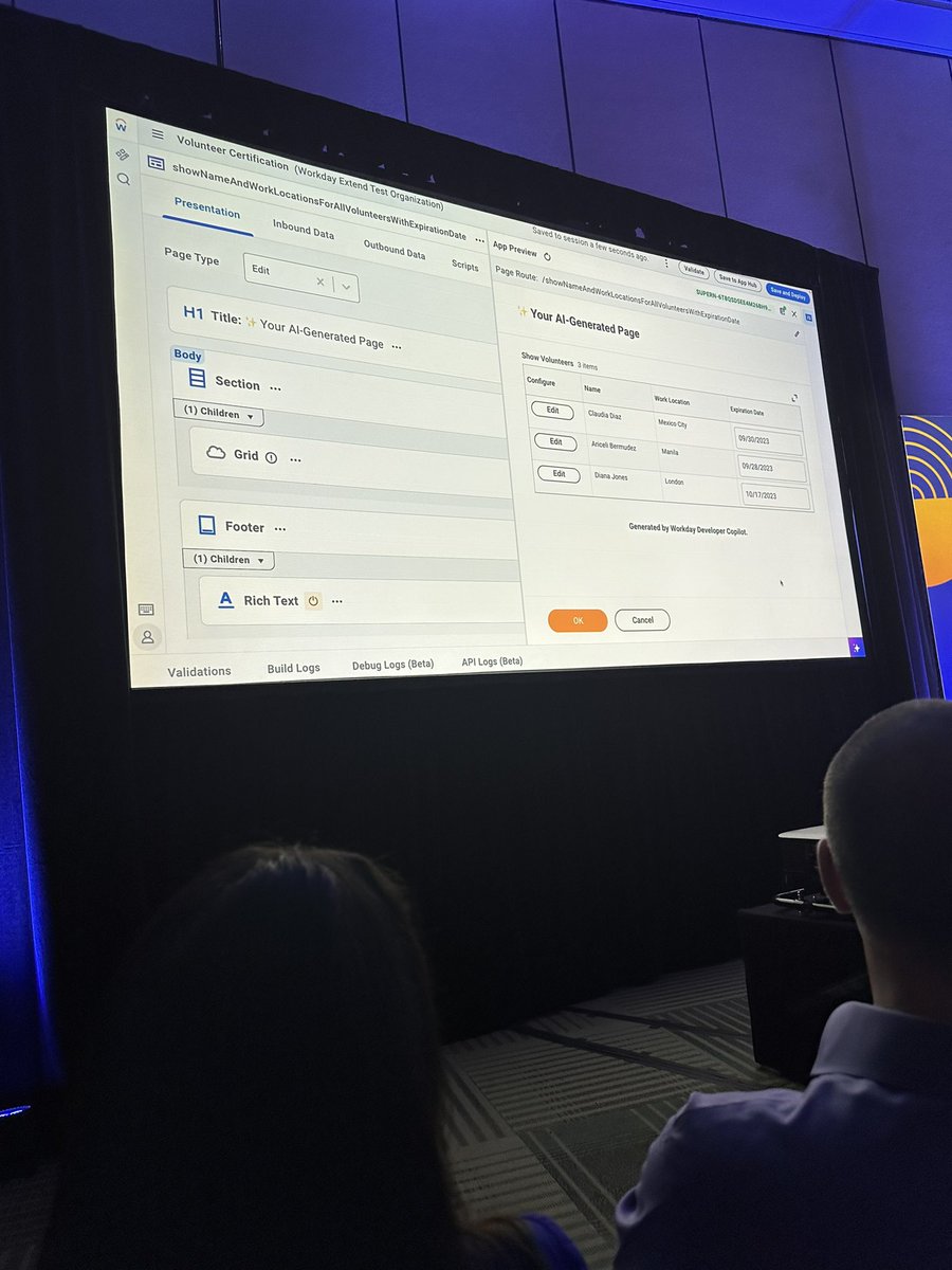 k_emo's tweet photo. #WDAYRising did you catch the announcement for Workday Developer Copilot? A whole new level of Workday Developer productivity- come talk to us at the Expo and learn more! https://t.co/jKMbrTmwFB