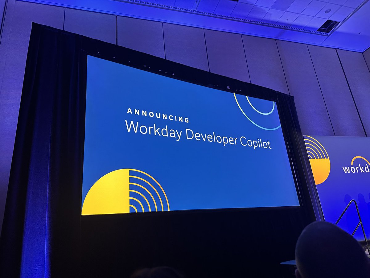 k_emo's tweet photo. #WDAYRising did you catch the announcement for Workday Developer Copilot? A whole new level of Workday Developer productivity- come talk to us at the Expo and learn more! https://t.co/jKMbrTmwFB