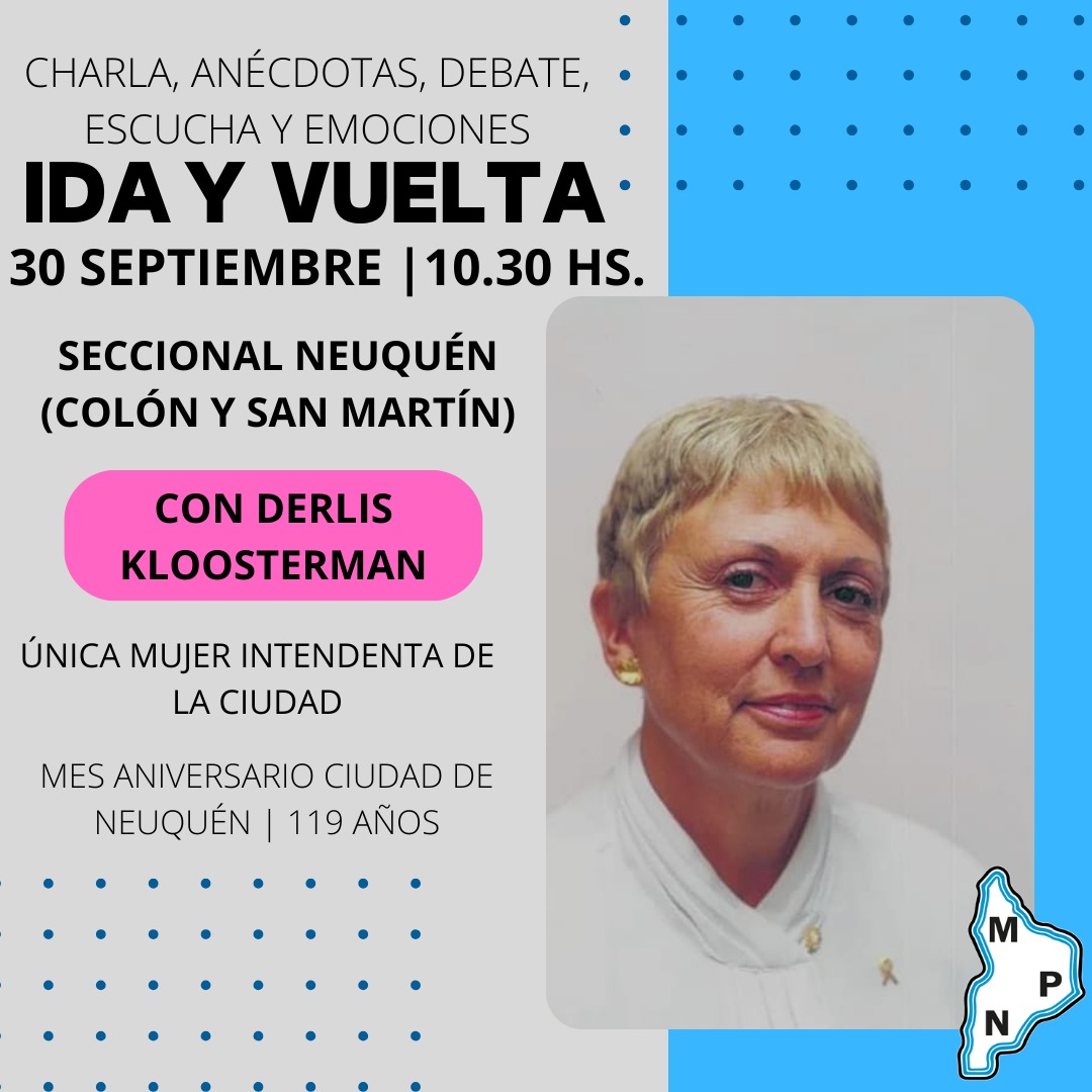 sifuentes_dany's tweet photo. Agenda de la semana próxima en Seccional. 
30/9 IDA Y VUELTA CON DERLIS KLOSTERMAN 
10.30 hs.
2/10 ASESORAMIENTO LEGAL Y GRATUITO 15.30 a 17.30 hs.
3/10 Charla INTELIGENTE ARTIFICIAL 18.30 hs.
7/10 VENTA DE GARAGE @MpnMujeres 11.00 a 17.30 hs. 

Te esperamos en @MPNSeccionalNQN https://t.co/E8sA6Po4oi