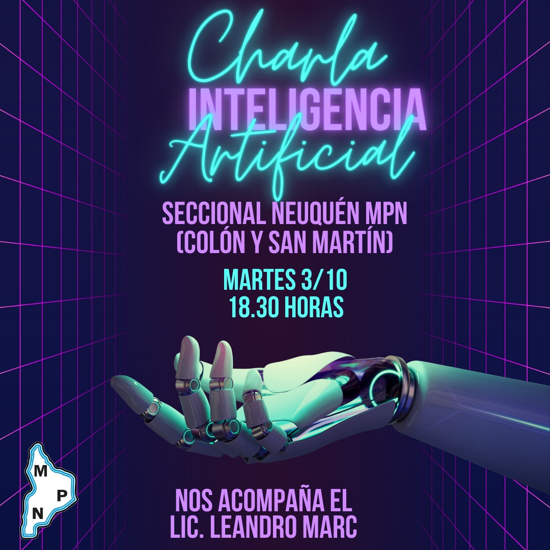 sifuentes_dany's tweet photo. Agenda de la semana próxima en Seccional. 
30/9 IDA Y VUELTA CON DERLIS KLOSTERMAN 
10.30 hs.
2/10 ASESORAMIENTO LEGAL Y GRATUITO 15.30 a 17.30 hs.
3/10 Charla INTELIGENTE ARTIFICIAL 18.30 hs.
7/10 VENTA DE GARAGE @MpnMujeres 11.00 a 17.30 hs. 

Te esperamos en @MPNSeccionalNQN https://t.co/E8sA6Po4oi