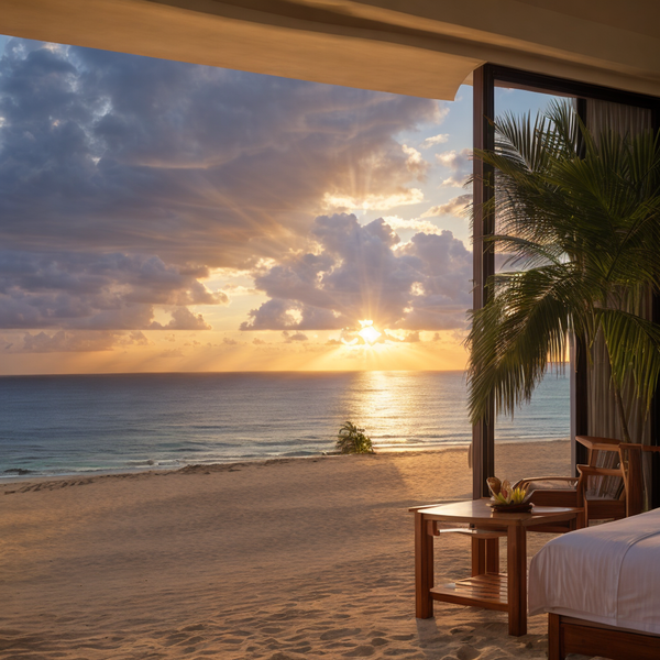 MaxTravelApp's tweet photo. Book a beachfront room with Max Travel #hotel #vacation #ai #travel https://t.co/qzTjA2CUex