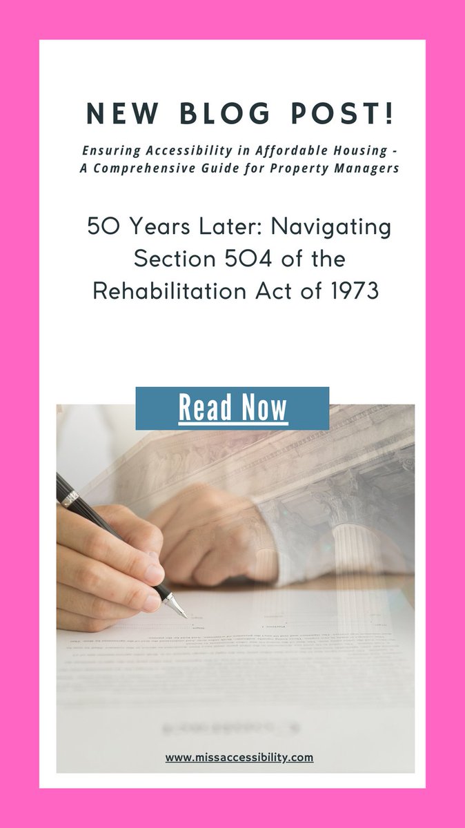 MsAccessibility's tweet image. Our newest blog post is live! missaccessibility.com/pages/blog
#accessibility #propertymanagement #ADA #compliance #missaccessibility